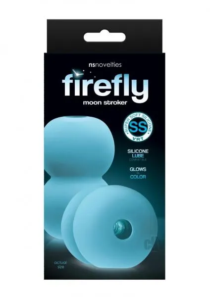 NS Novelties Male Sex Toys Firefly Moon Stroker Blue NS Novelties Male Sex Toys Firefly Moon Stroker Blue