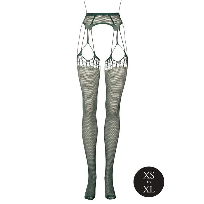 Le Desir Vibrators Mesh mesh tights Le Desir green