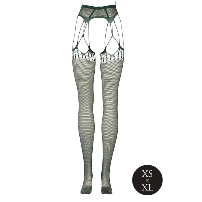 Le Desir Vibrators Mesh mesh tights Le Desir green