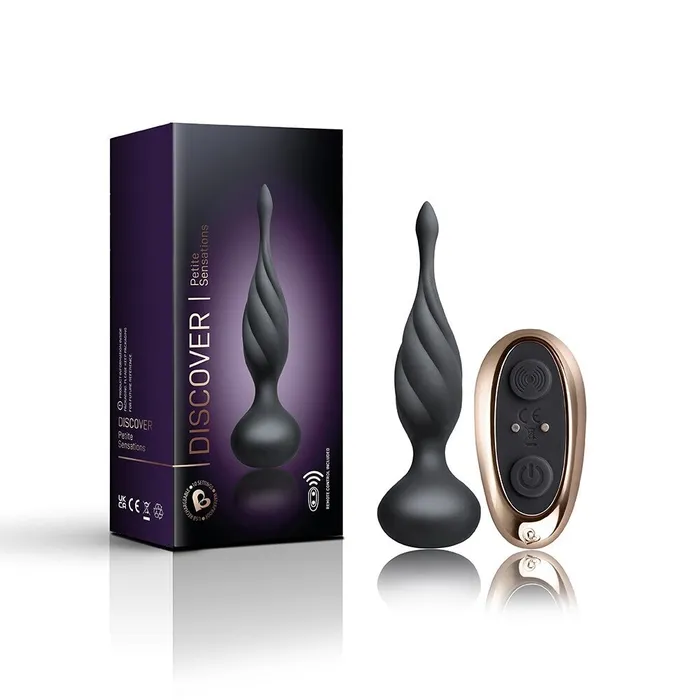 Rocks Off Ltd Rocks Off Petite Sensations Discover Black Butt Plug Anal