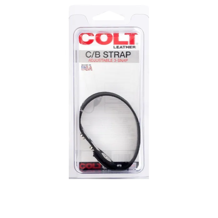 CalExotics Female Sex Toys COLT Leather CB Strap Adjustable 3Snap CalExotics Female Sex Toys COLT Leather CB Strap Adjustable 3Snap