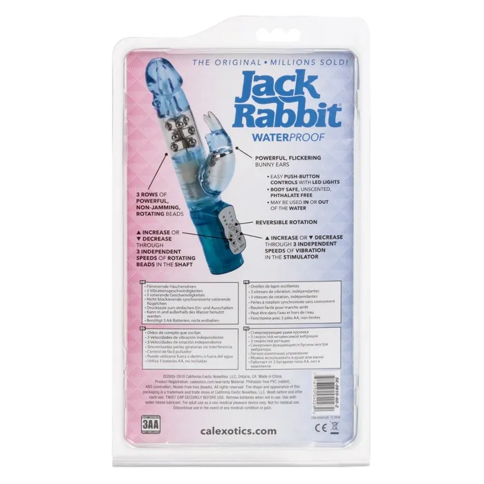 CalExotics Jack Rabbit Waterproof Jack Rabbit 3 Rows Female Sex Toys CalExotics Jack Rabbit Waterproof Jack Rabbit 3 Rows Female Sex Toys