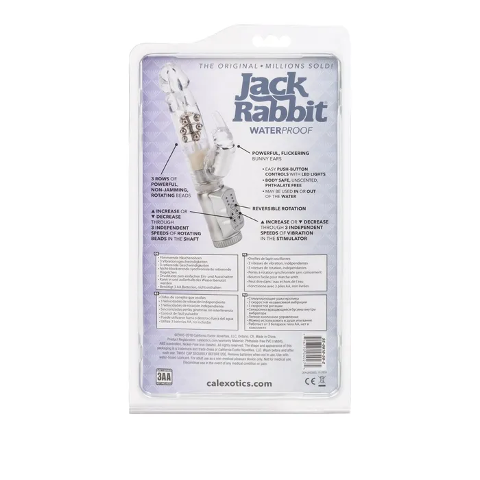 CalExotics Jack Rabbit Waterproof Jack Rabbit 3 Rows Female Sex Toys CalExotics Jack Rabbit Waterproof Jack Rabbit 3 Rows Female Sex Toys
