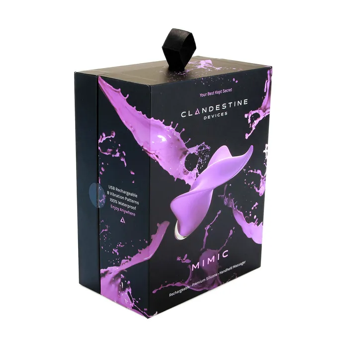Clandestine Devices Vibrators Mimic Lilac