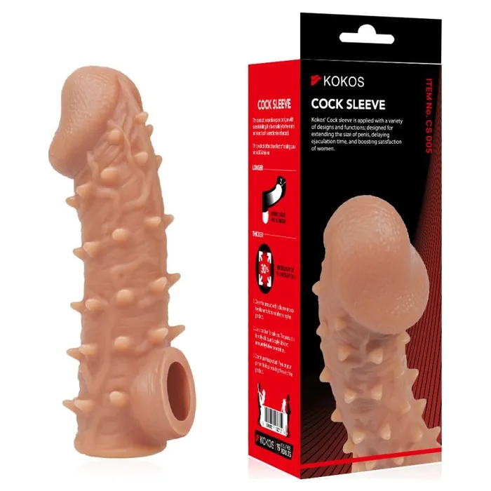 Kokos Male Sex Toys Kokos Cock Sleeve 5 Medium 156cm Flesh