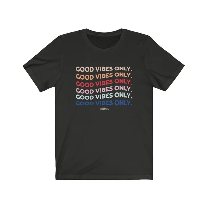Printify Vibrators Good Vibes Only Jersey TShirt
