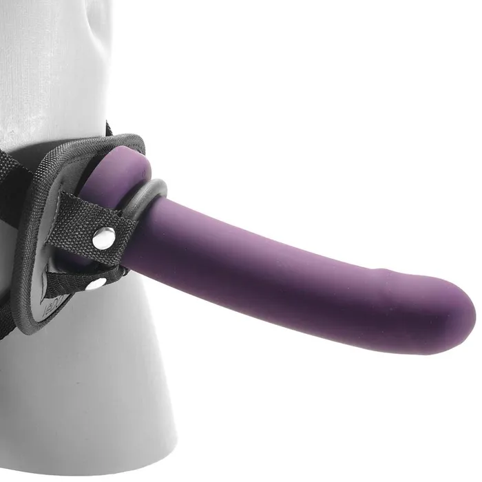 Nalpac Female Sex Toys Vedo Strapped Rechargeable Vibrating StrapOn Deep Purple