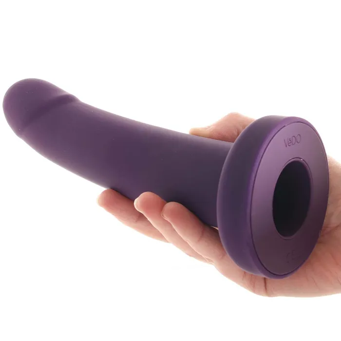 Nalpac Female Sex Toys Vedo Strapped Rechargeable Vibrating StrapOn Deep Purple