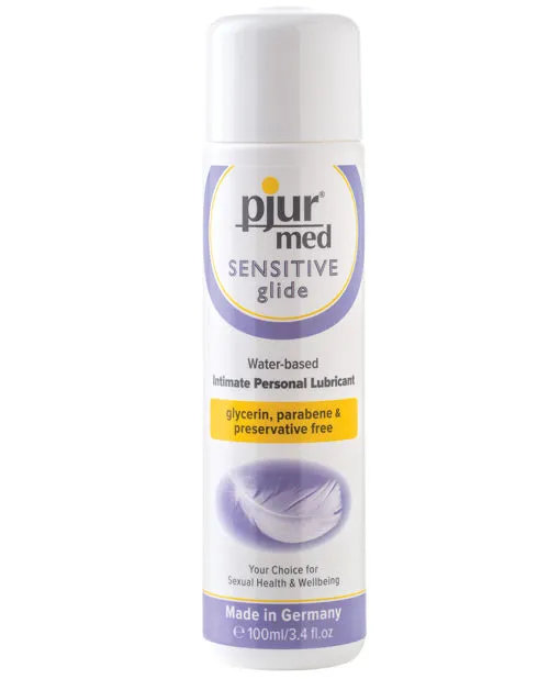 Vibrators Pjur Group USA Pjur Med Sensitive Glide 100ml Bottle