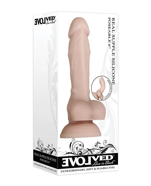 Evolved Novelties Dildos Real Supple Silicone Poseable 6