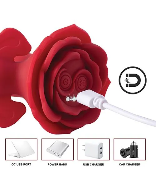 Honey Play Box Vibrators Layla Rosy Butterfly Clit Stimulator Flapping GSpot Vibrator Red Honey Play Box Vibrators Layla Rosy Butterfly Clit Stimulator Flapping GSpot Vibrator Red