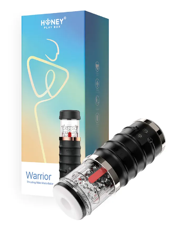 Male Sex Toys Honey Play Box Warrior Auto Thrusting Stroker Automatic Penis Masturbator