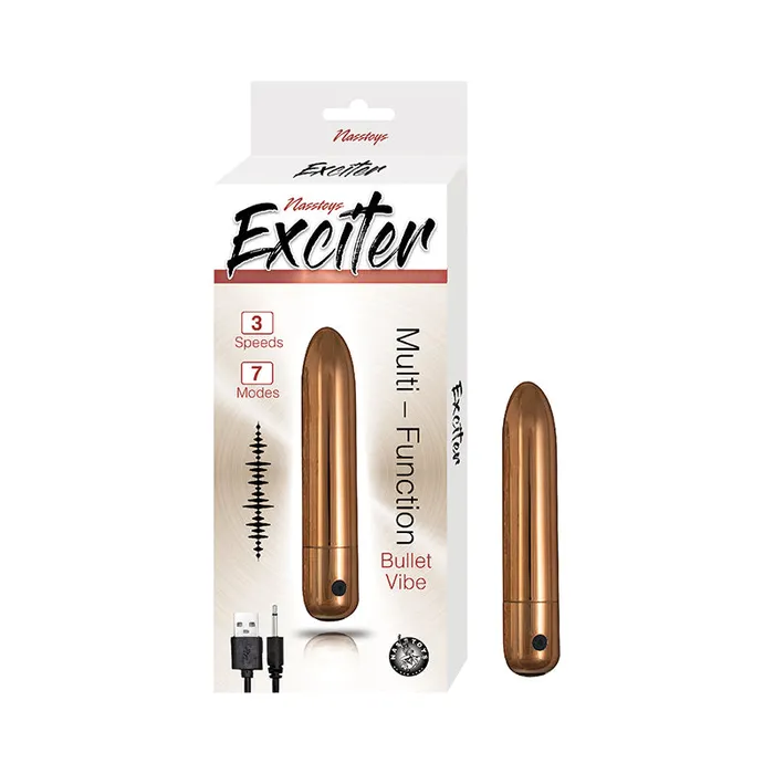 Nasstoys Vibrators Exciter Multi Function Bullet Vibe Coppe