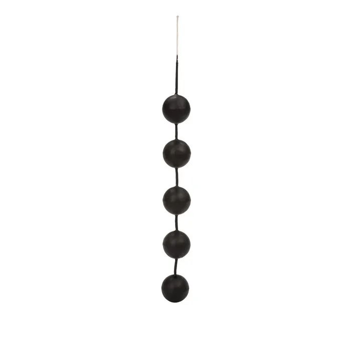 Dildos CalExotics Calexotics POWER BALLS Natural Latex Dripped Advanced 5 Ball Pleasure System
