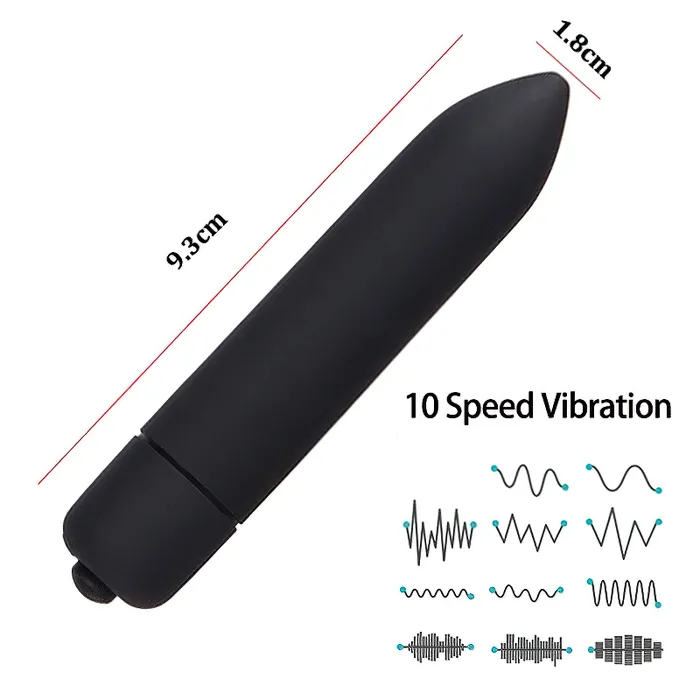 EVEs SECRETS Female Sex Toys Mini Bullet Vibrator 10Speed Clitoral Sex Toy
