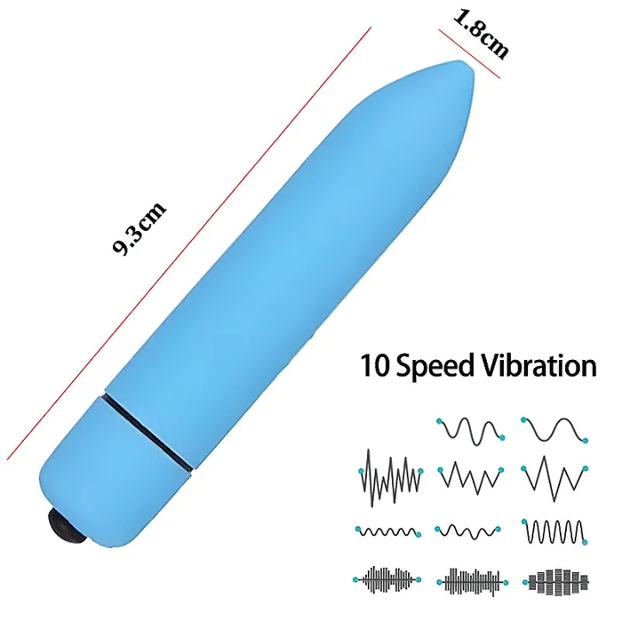 EVEs SECRETS Female Sex Toys Mini Bullet Vibrator 10Speed Clitoral Sex Toy