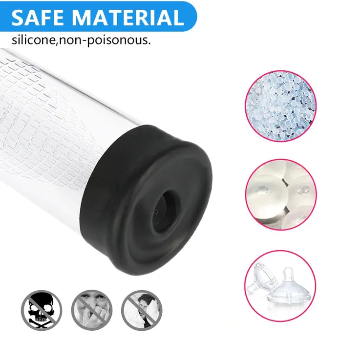 EVEs SECRETS Male Sex Toys Manual Mechanical Vacuum Transparent Penis Pump Male Sex Toys