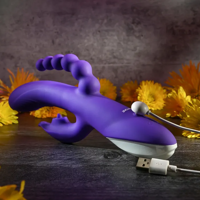 Evolved Lick Me Dual Entry Triple Stimulator Rechargeable Vibrator Evolved Vibrators Evolved Lick Me Dual Entry Triple Stimulator Rechargeable Vibrator Evolved Vibrators
