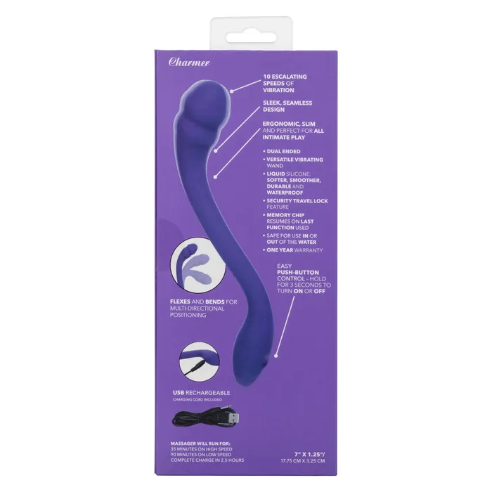 Pretty Little Wands Charmer Purple CalExotics Vibrators